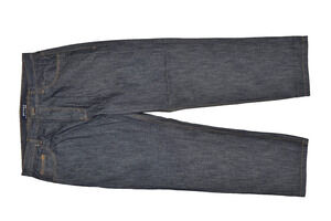 Men's Refuse Blue Denim Jeans Regular Size 38x32 Dark Wash Y2K Baggy